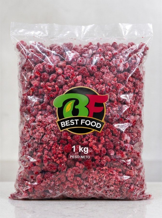 Frambuesa crumble IQF en bolsa Best Food